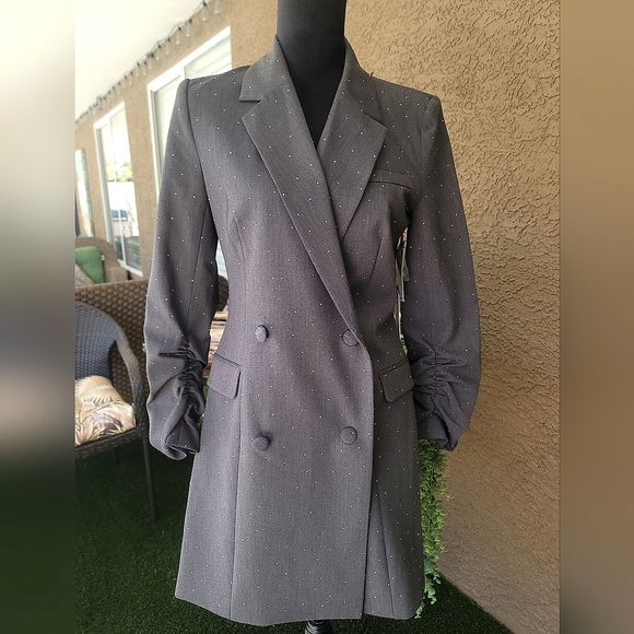 💎✨ Effortless Glamour: 1.STATE “Diamond” Blazer Dress Sz 6 ✨💎 - Picture 1 of 11